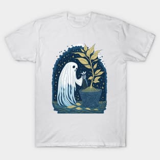 Ghost Watering Plants T-Shirt